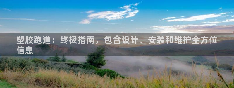 谈球吧体育app下载官网手机版苹果：塑胶跑道：终极指南，包含设计、安装和维护全方位
信息