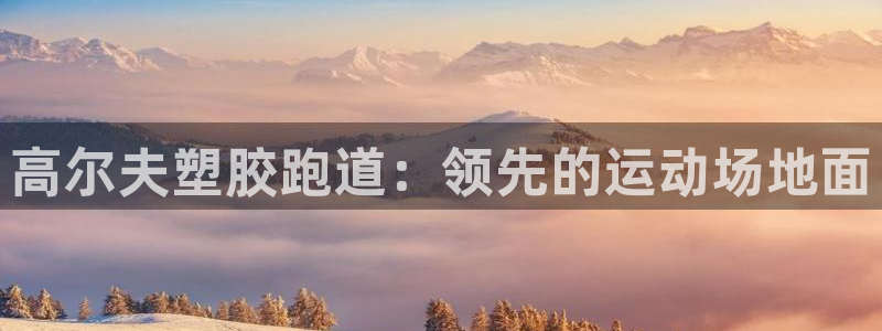 谈球吧官网在线入口免费观看视频下载：高尔夫塑胶跑道：领先的运动场地面