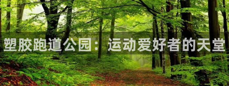 谈球吧app在哪里下载：塑胶跑道公园：运动爱好者的天堂