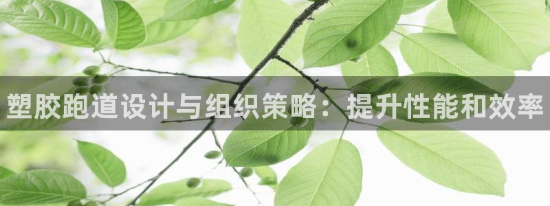 谈球吧下载地址：塑胶跑道设计与组织策略：提升性能和效率