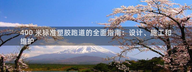 谈球吧体育官网入口：400 米标准塑胶跑道的全面指南